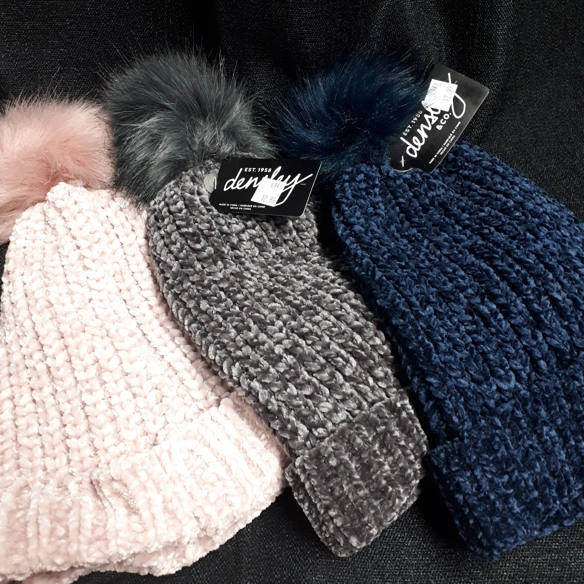 Iced Chenille Toques