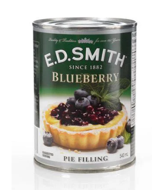 E.D. Smith Blueberry Pie Filling 540ml