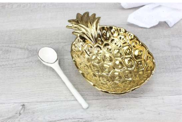 Gold Pineapple Dish