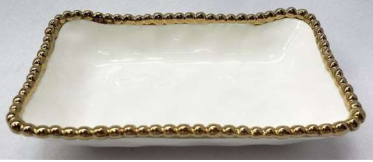 Rectangular dish Gold