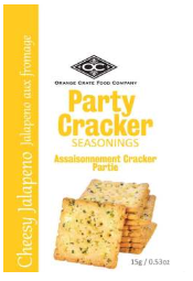 Orange Crate Cheesy Jalapeno Party Cracker Seasonings 15g