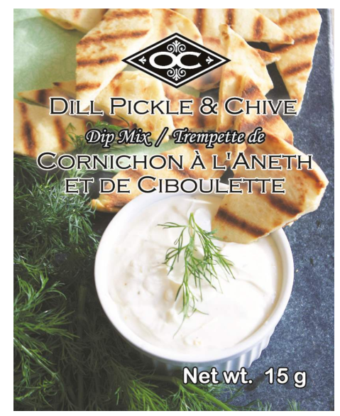 Orange Crate Dill Pickle & Chive  Dip Mix With Ramekin 15g