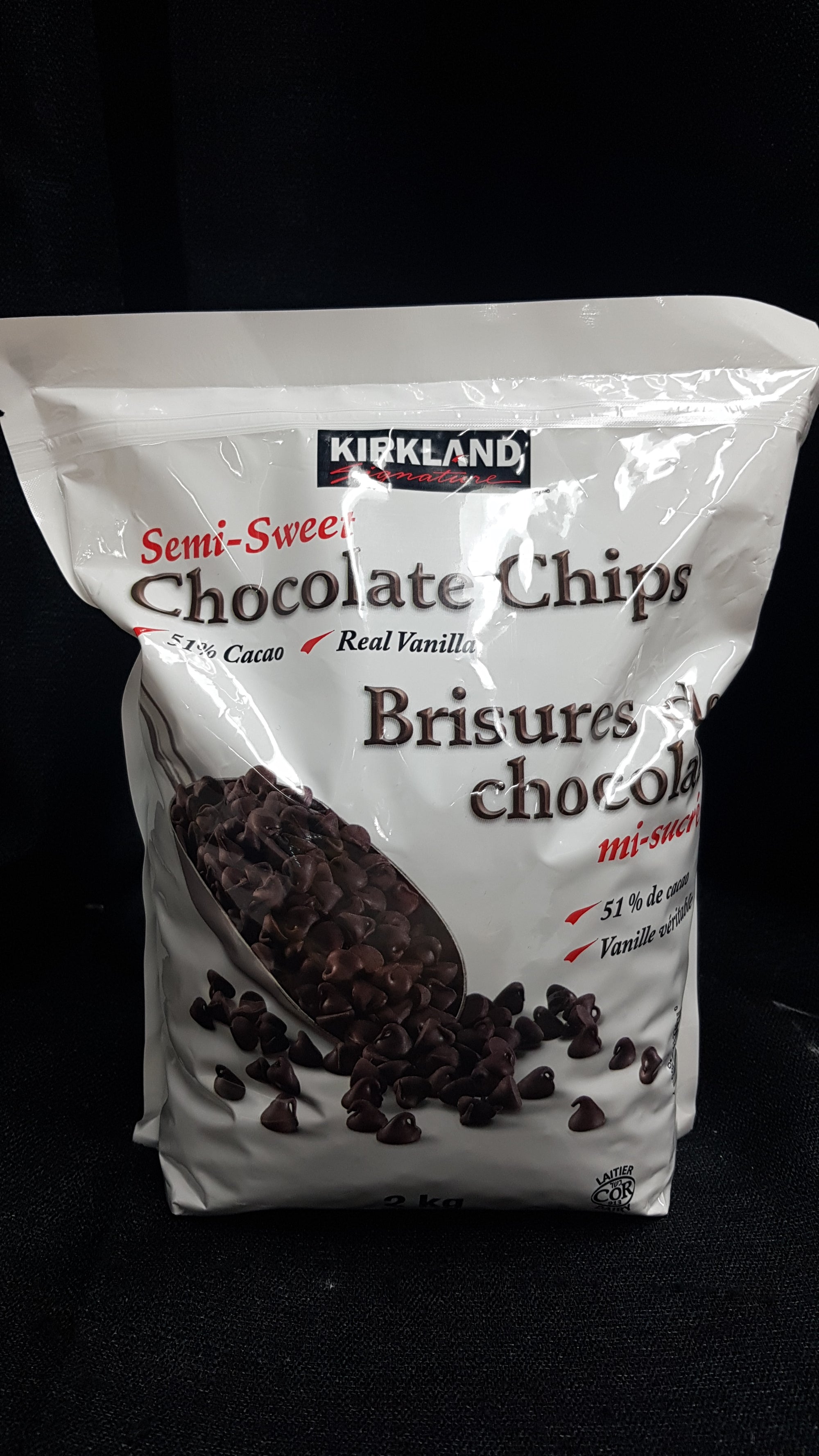 Kirkland Semi-Sweet Chocolate Chips  2kg