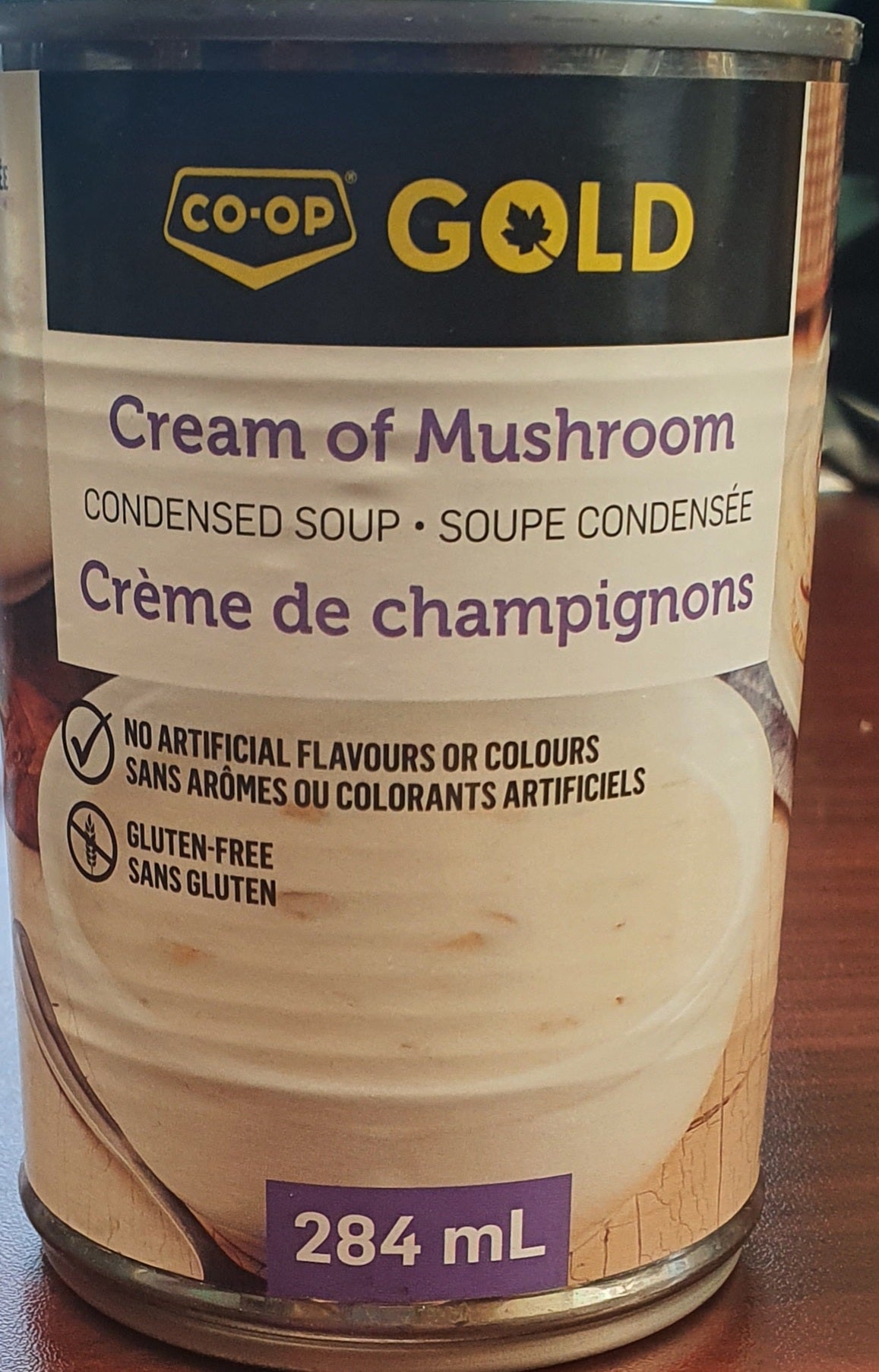 Co-op Gold Gluten Free Mushroom Condensed  Soup 284ml