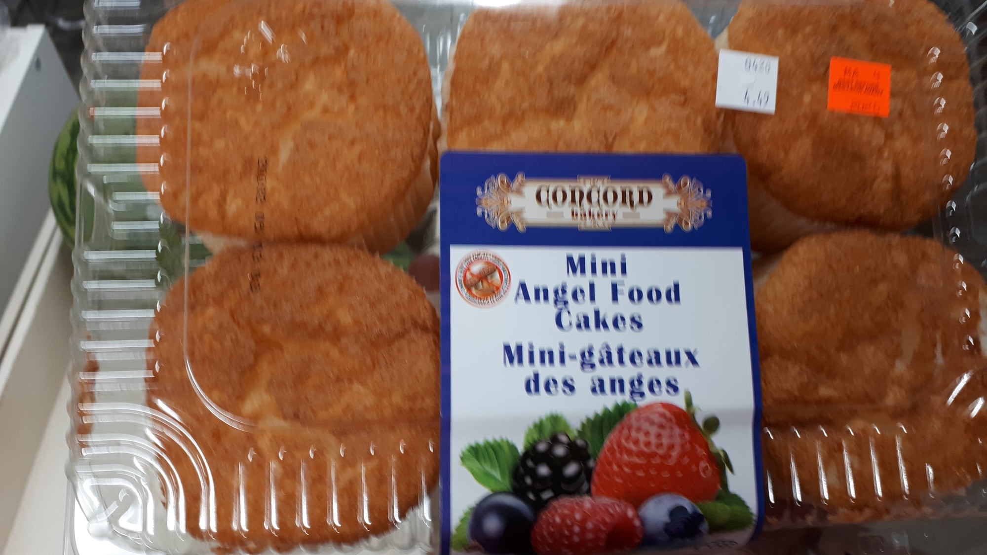 Concord MIni Angel Food Cakes 270g