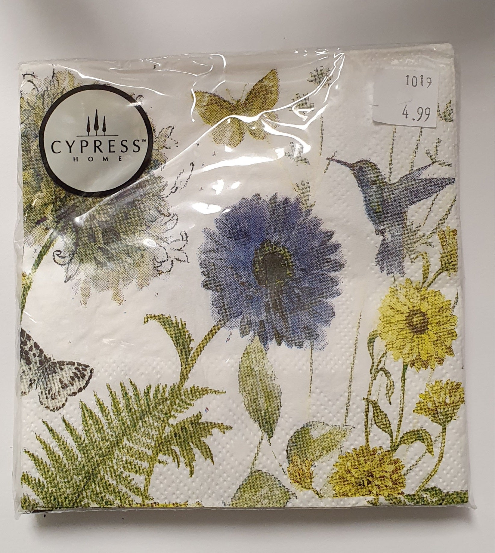 Cypress Home Floral Garden Cocktail Napkins 20ct