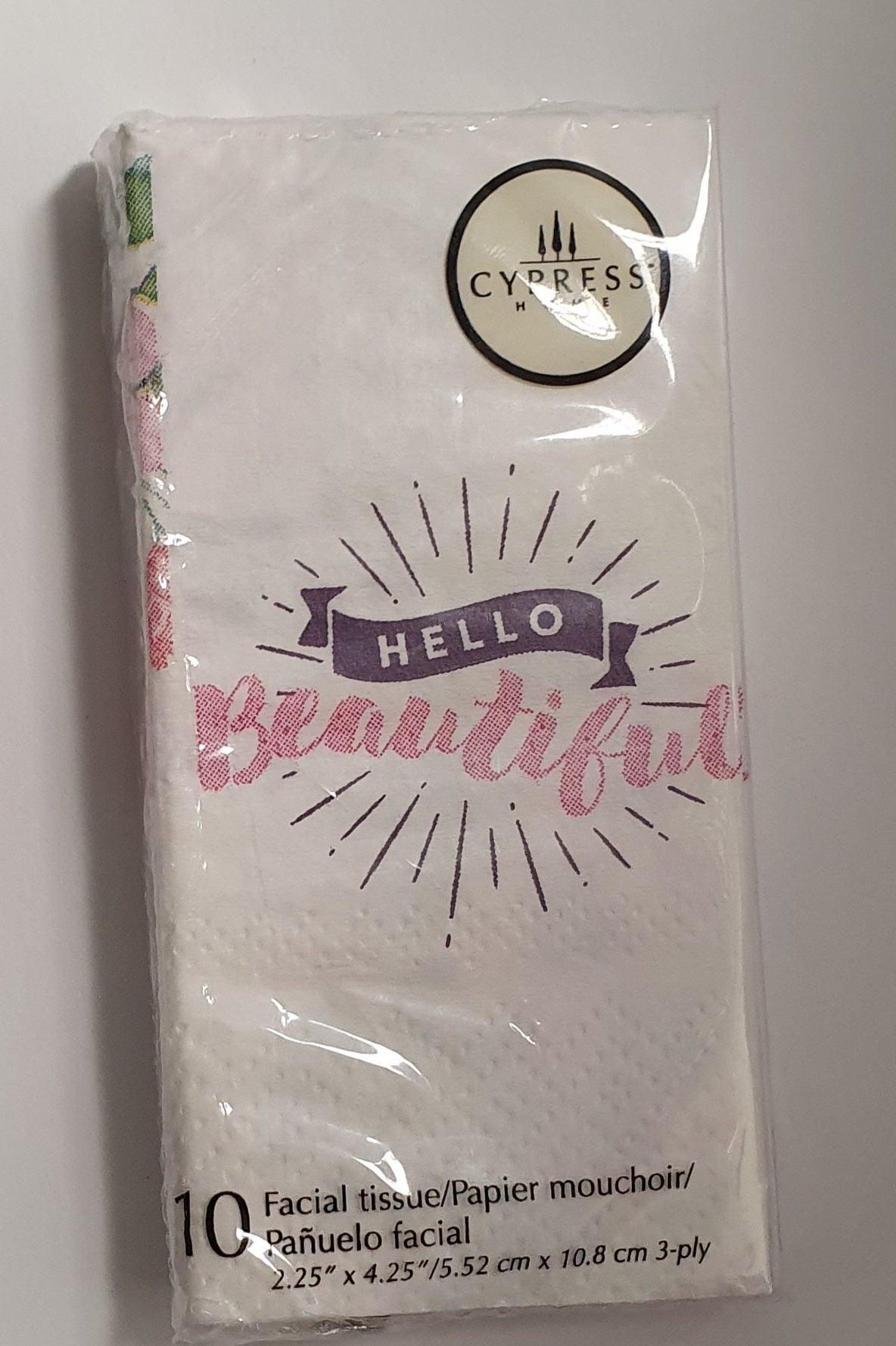 Cypress Sneezies  Hello Beautiful Facial Tissue 10ct