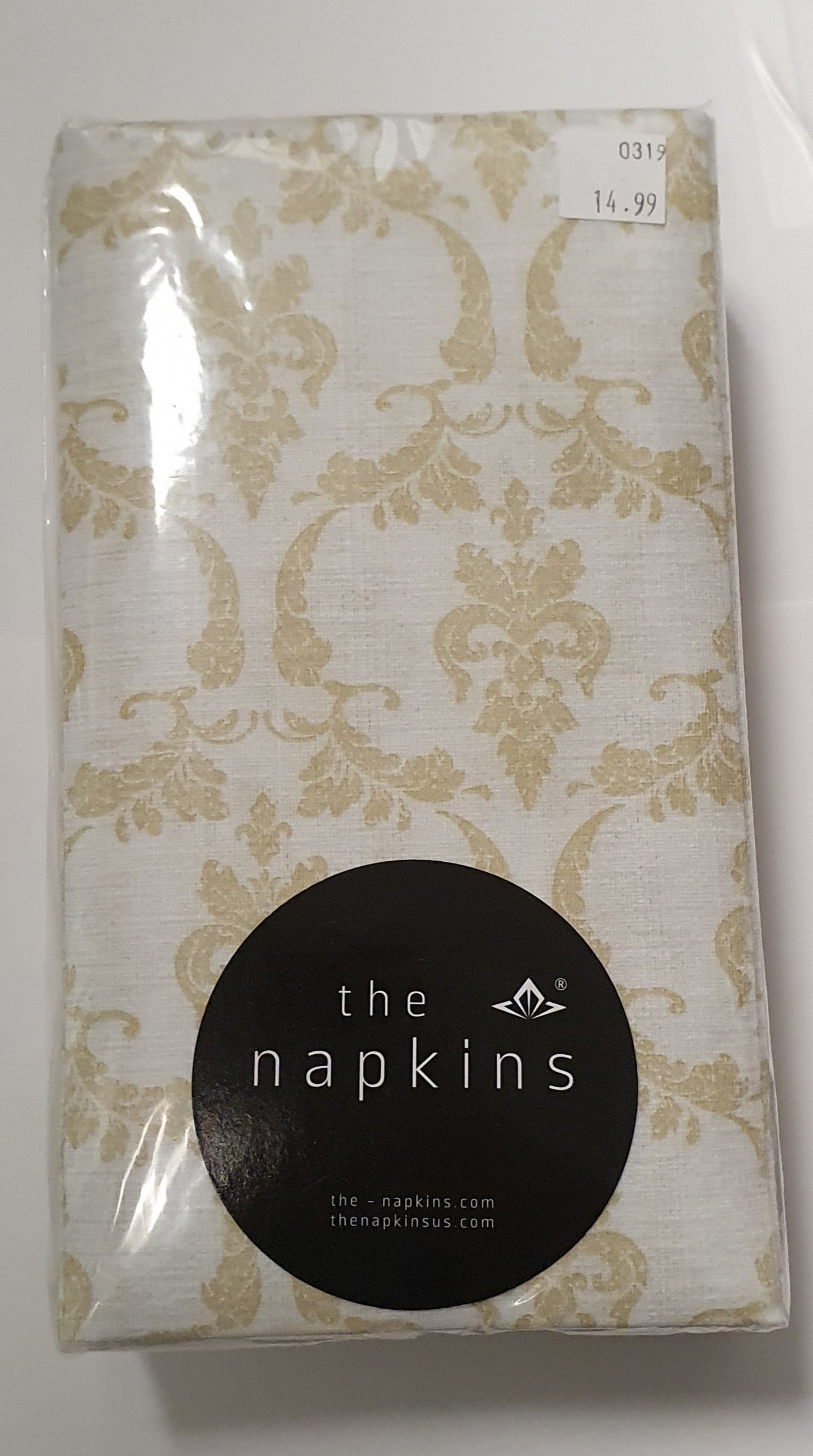 the napkins Polar White NOBLESSE Luncheon Napkins 20pk