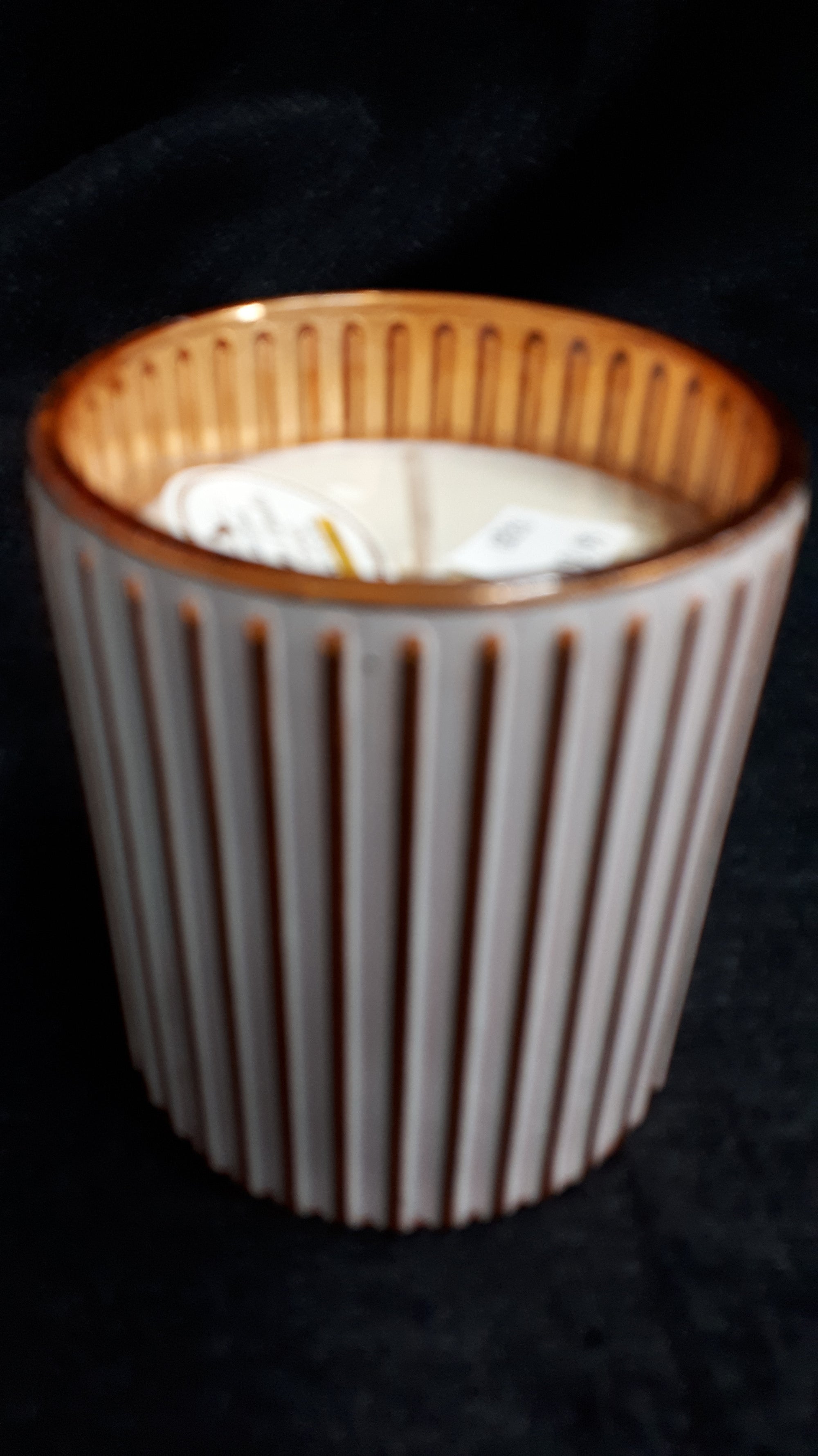 Rama Soy Candle Med white/copper