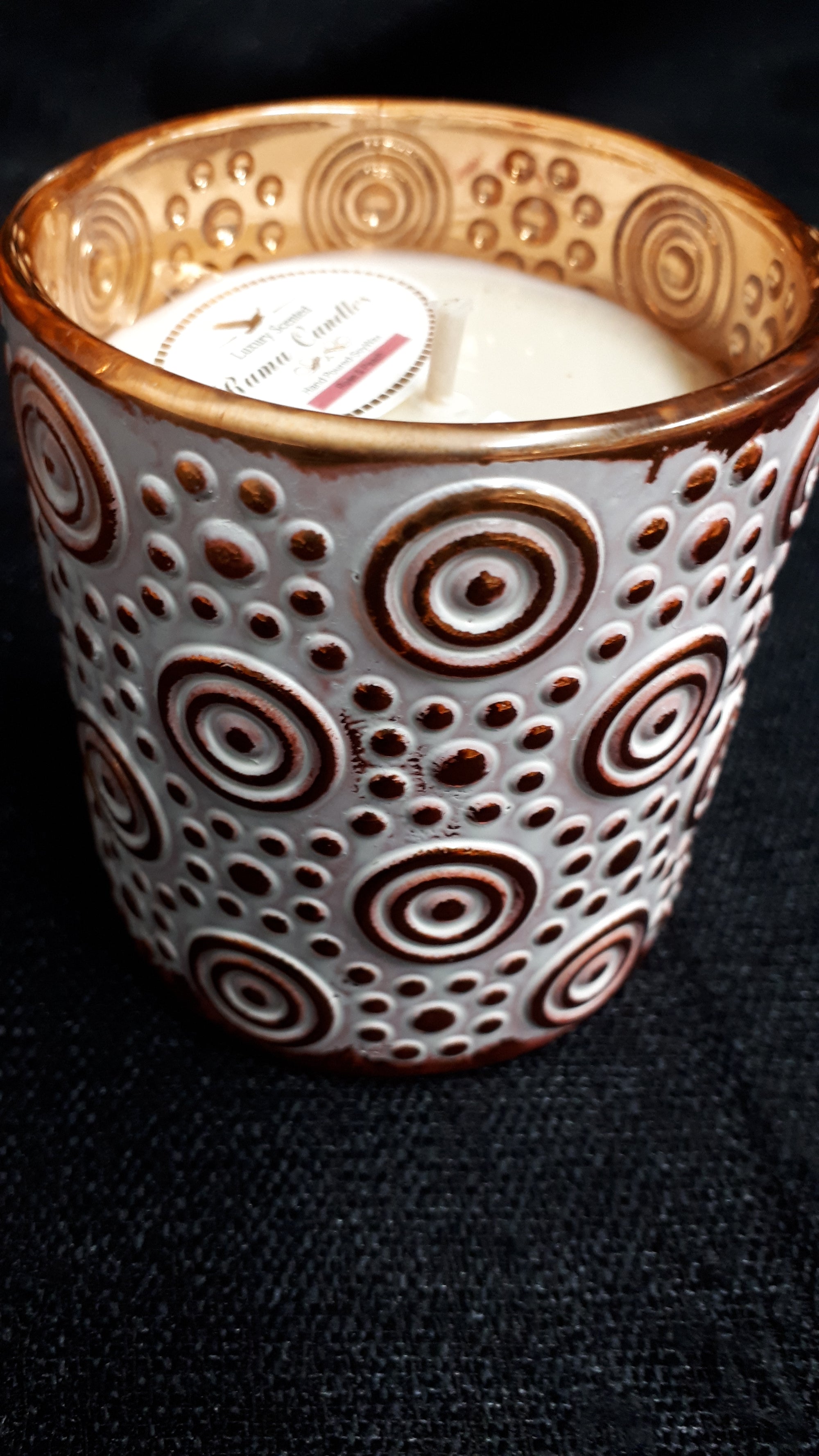 Rama Soy Candle Copper swirl