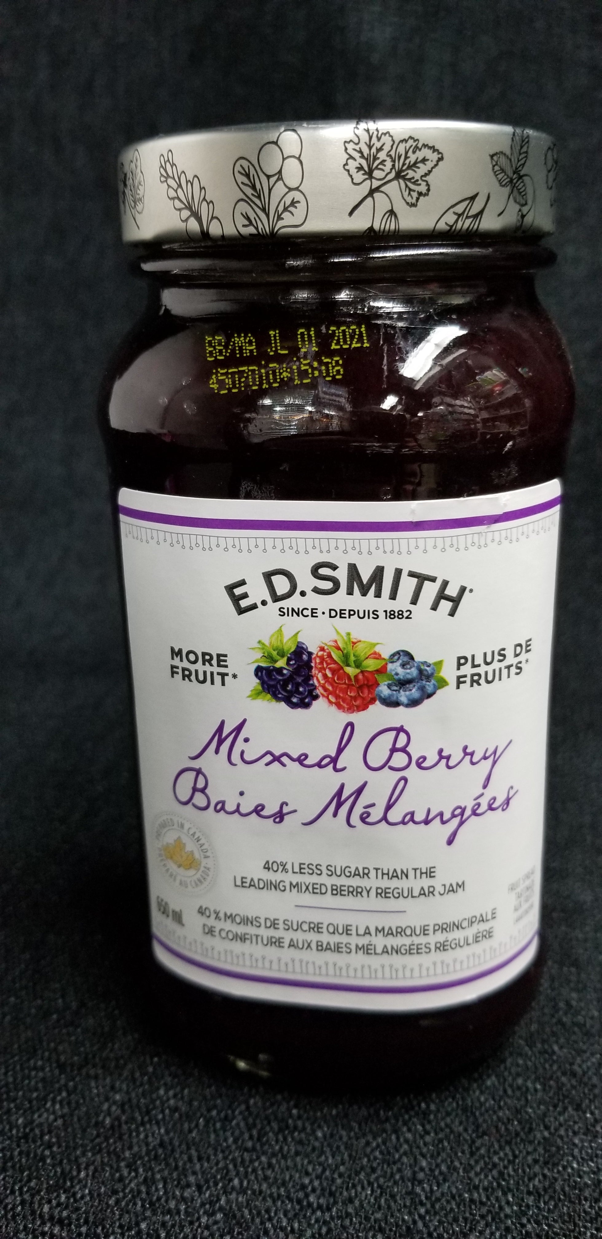 E. D Smith Mixed Berry Fruit Spread 650 ml