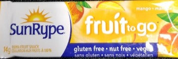 SunRype Mango Gluten Free Fruit to Go Snack 14g