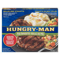 Hungry- Man Grilled Beef Steakette Dinner 425g