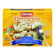 -Cheemo Cheddar Cheese Bites Perogies 907 g