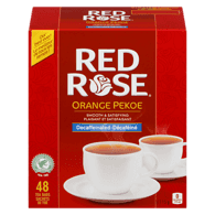 Red Rose Decaffeinated Orange Pekoe Tea Bags 48ct