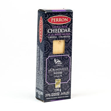 Perron Stout Beer Cheddar Cheese 170g