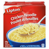 Lipton Chicken Noodle Soup Mix  4 Pks  338g