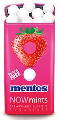 Mentos Strawberry Sugar Free Now Mints 18g