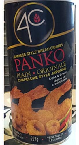 4C Panko Japanese Style Plain Bread Crumbs 227g