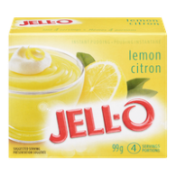 Jello Lemon Instant Pudding Mix 99g