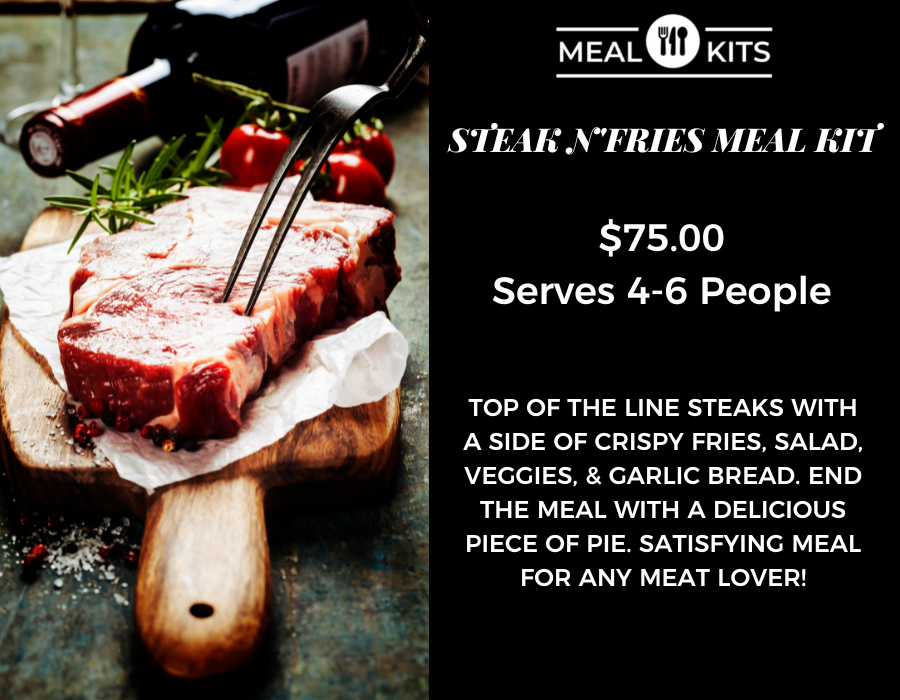 Steak n'Fries Meal Kit Serves 4-6 people