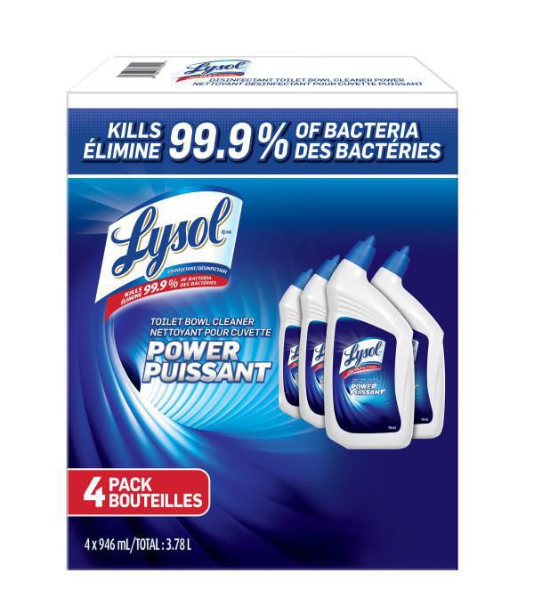 Lysol  Power Toilet Bowl Cleaner  4 x 946ml