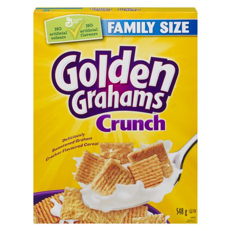 General Mills  Golden Grahams Crunch Family Size Cereal 548g