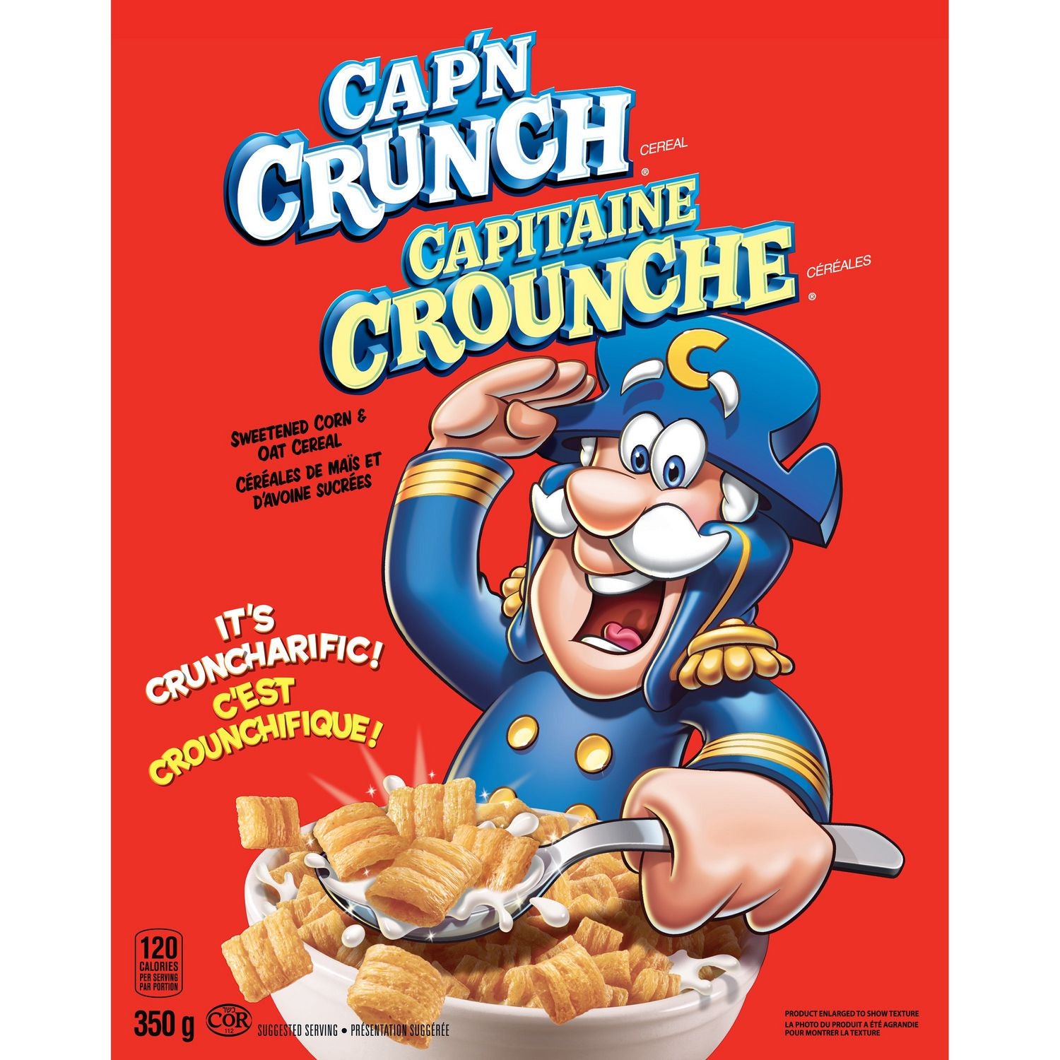 Quaker  Cap'n Crunch Cereal 350 g