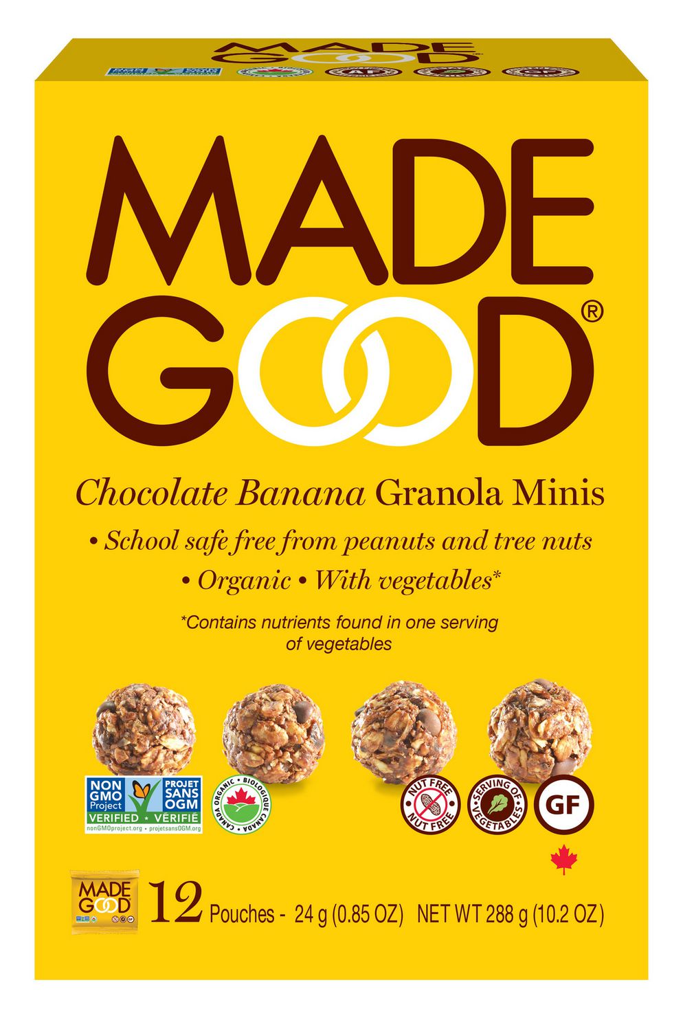 Made Good Chocolate Banana Granola Minis 12 x 24g