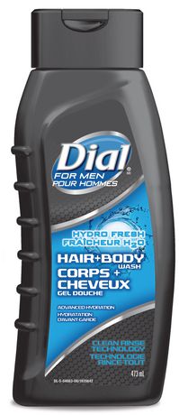 Dial For Men Hydro Fresh Hair +Body Wash 473 ml