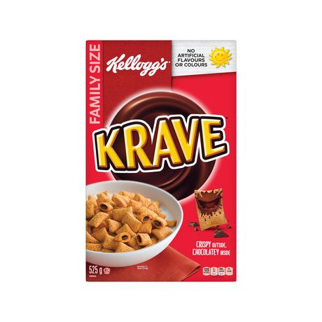 Kellogg`s Krave Cereal Family Size  525g