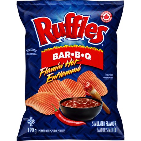 Ruffles BBQ Flamin Hot 190g