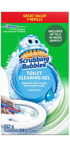 Scrubbing Bubbles Toilet Cleaning Gel 4 Refills 152g