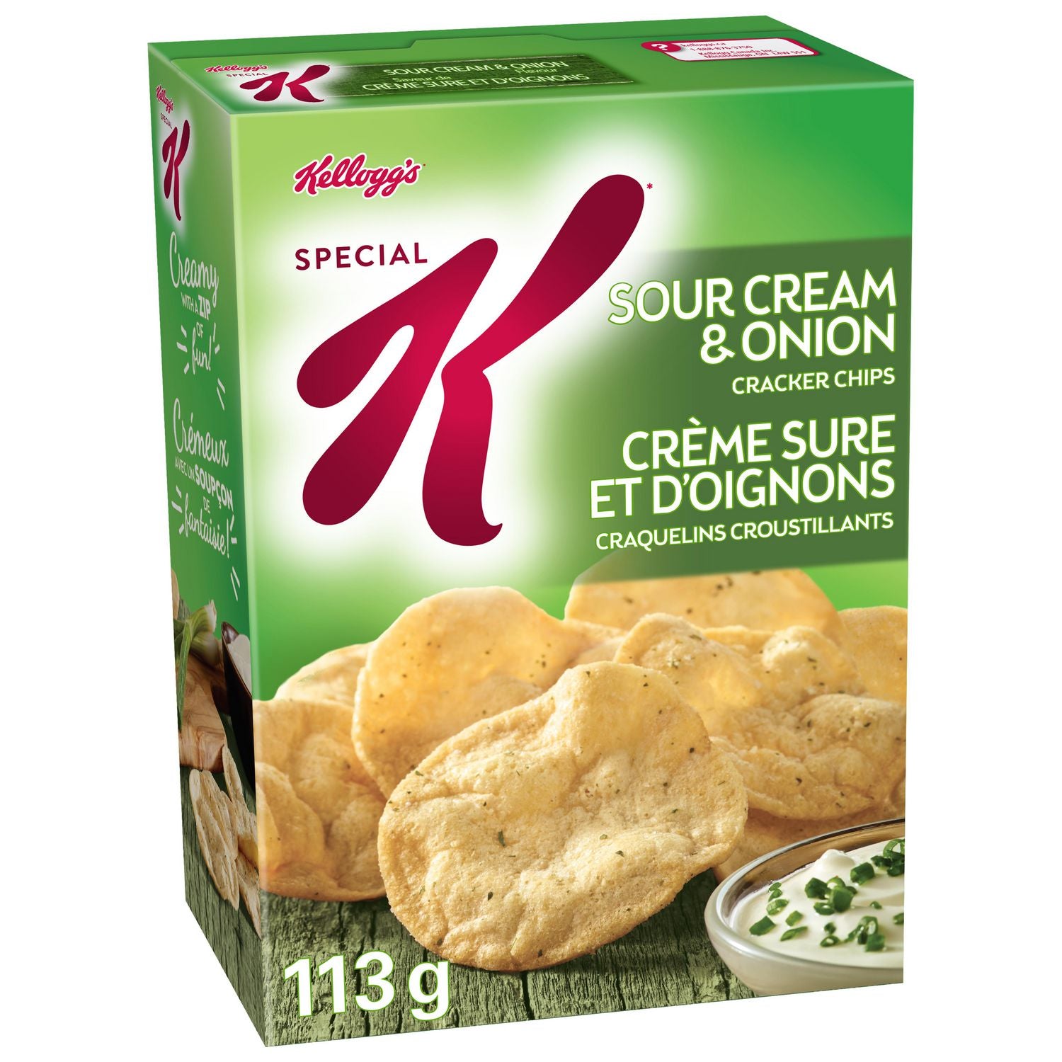 Special K Sour Cream & Onion Cracker Chips 113g