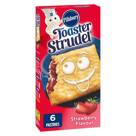 Pillsbury Strawberry Flavour Toaster Strudel  6 x 326g