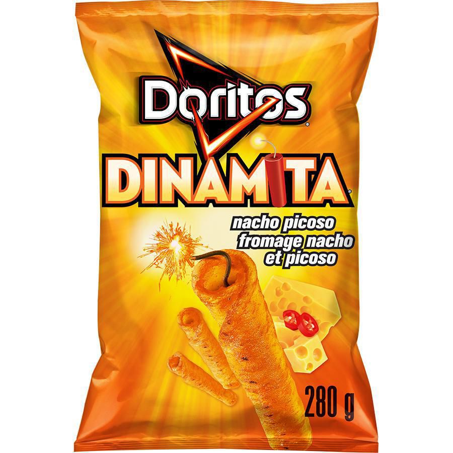 Doritos Dinamita Nacho Picoso Rolled Tortilla Chips 280g