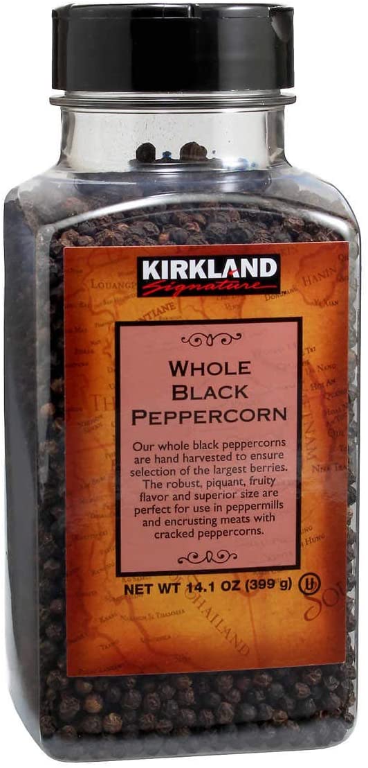 Kirkland Whole Black Peppercorn 399 grams