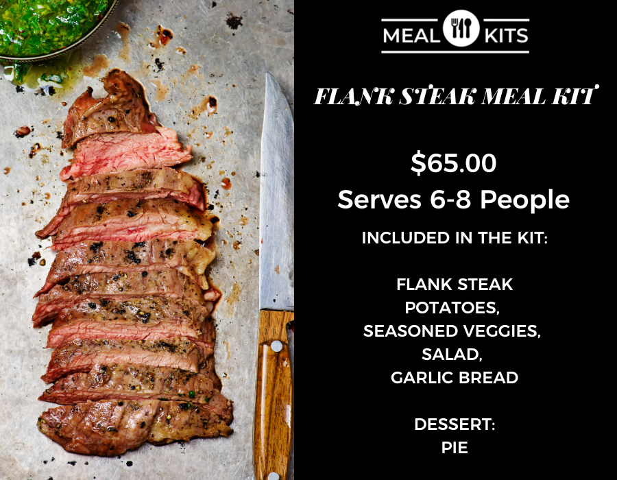 Flank Steak Meal Kit 6-8 Servings