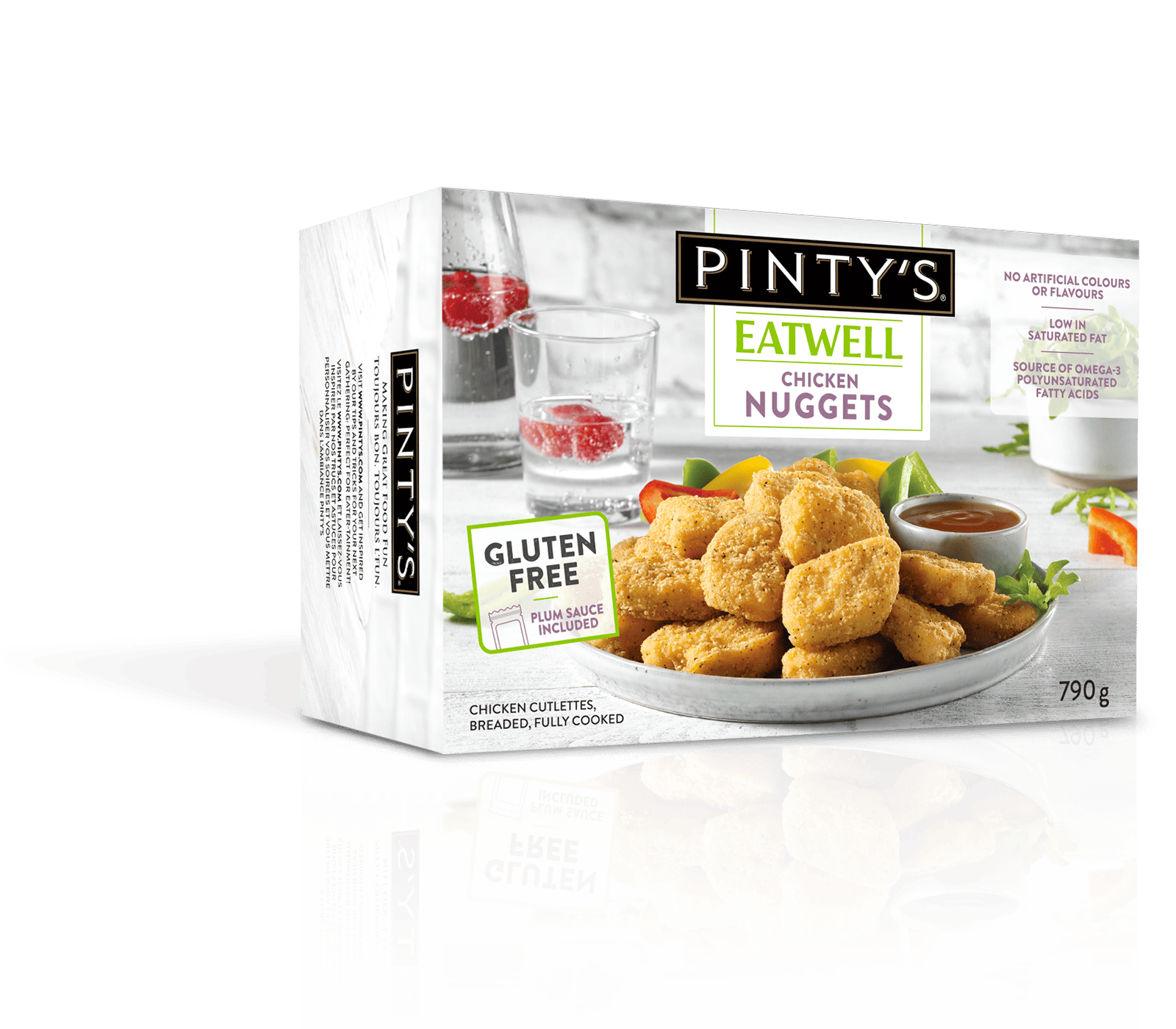 Pintys Eatwell Gluten Free Chicken Nuggets 790g