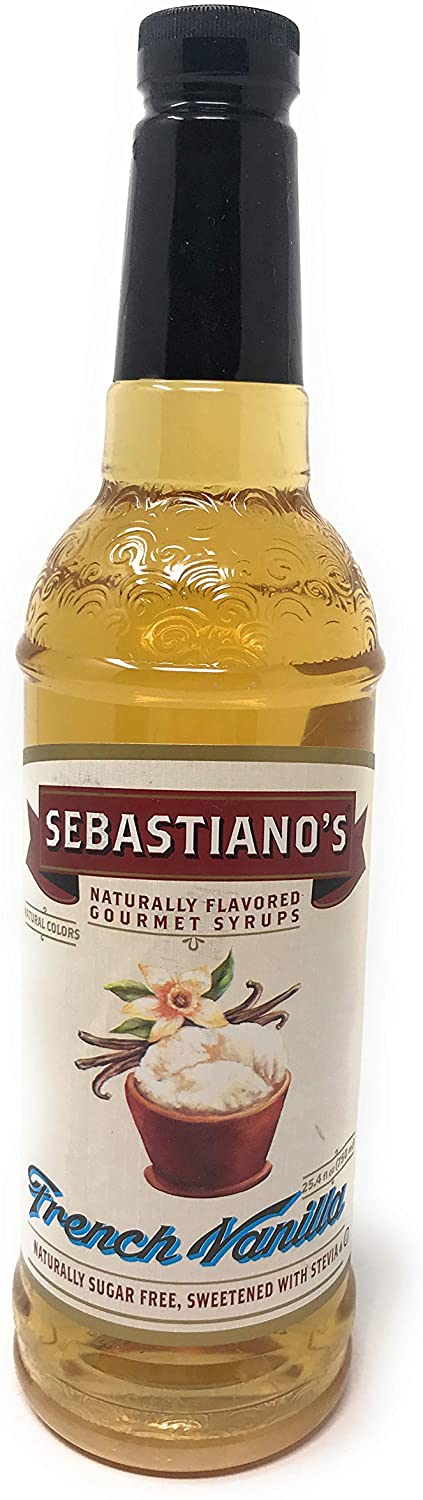 French Vanilla Coffee Sweetner Sebastiano's 750ml