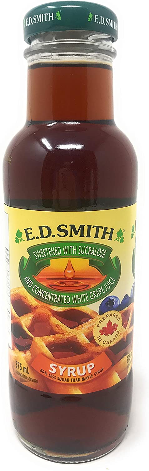 ed smith syrup 80 % less sugar 375 ml