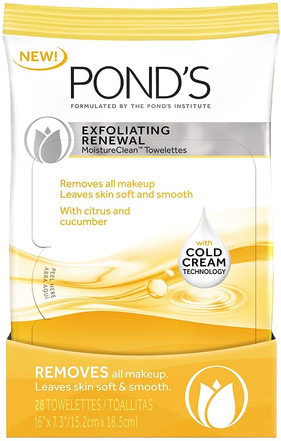 Exfoliating Renewal Towelettes Pond's