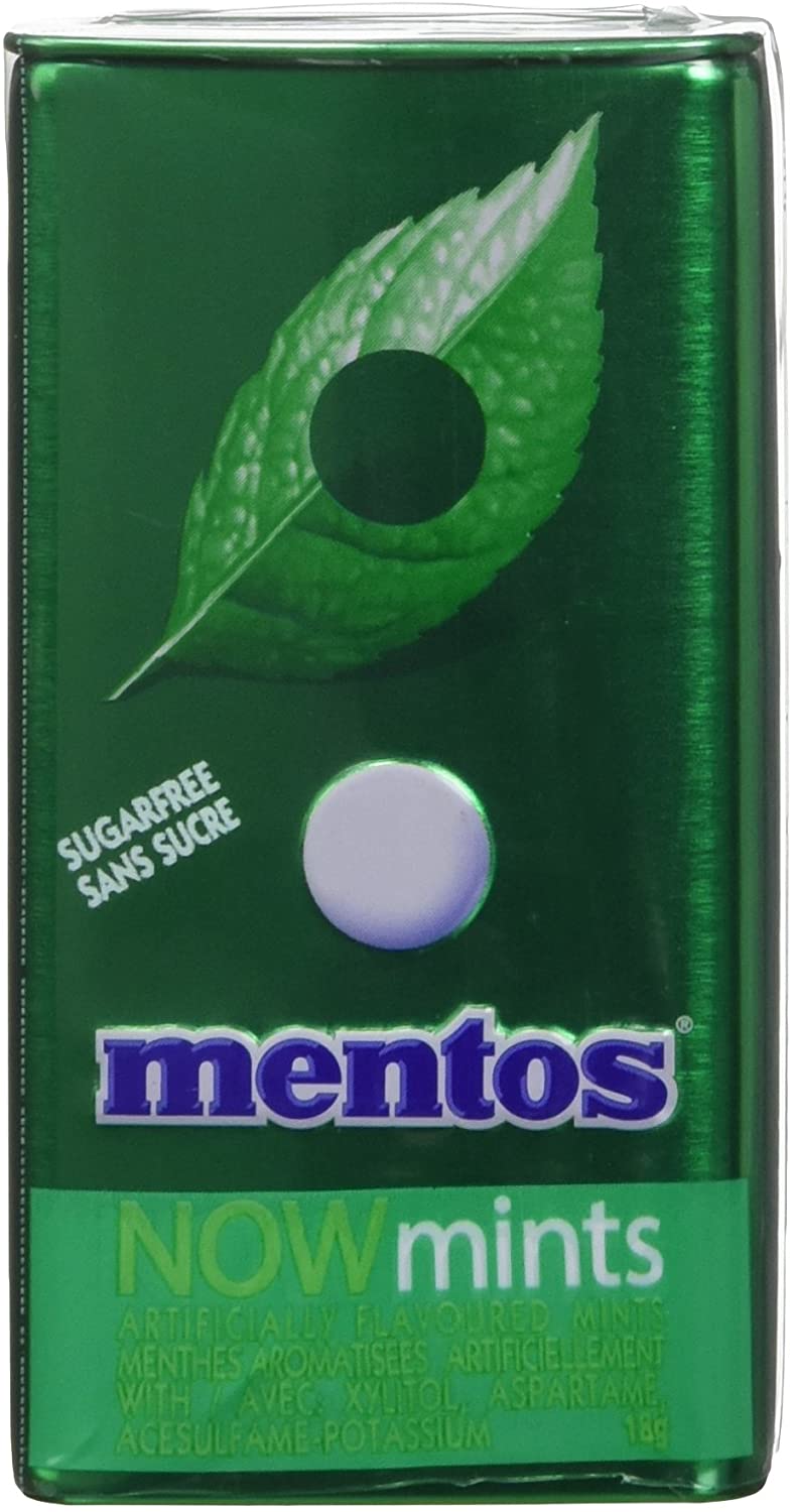 Mentos Spearmint Sugar Free Now Mints 18g