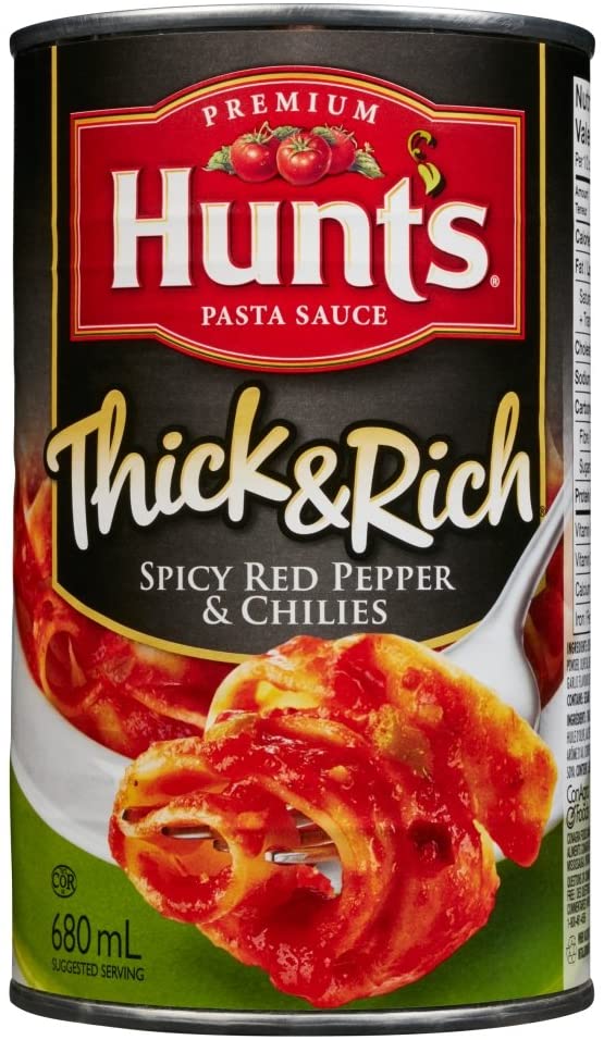 Hunt's Spicy Red Pepper & Chilies Pasta Sauce 680ml