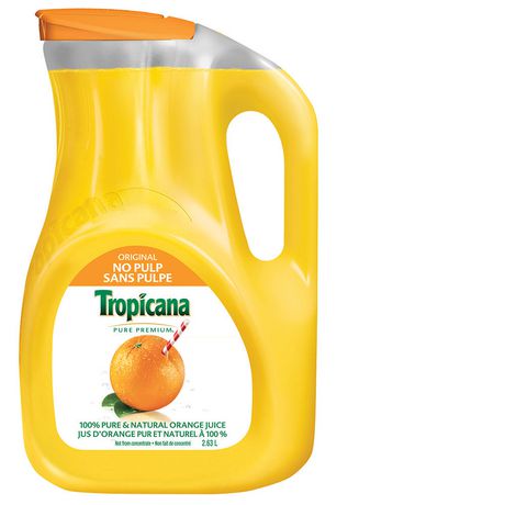 Tropicana No Pulp Orange Juice 2.53L