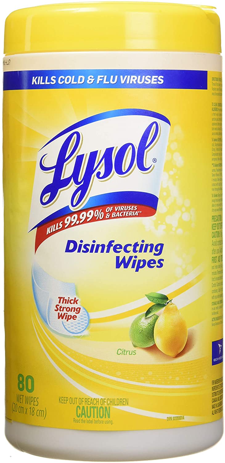 Lysol  Citrus Disinfecting Wipes  110ct