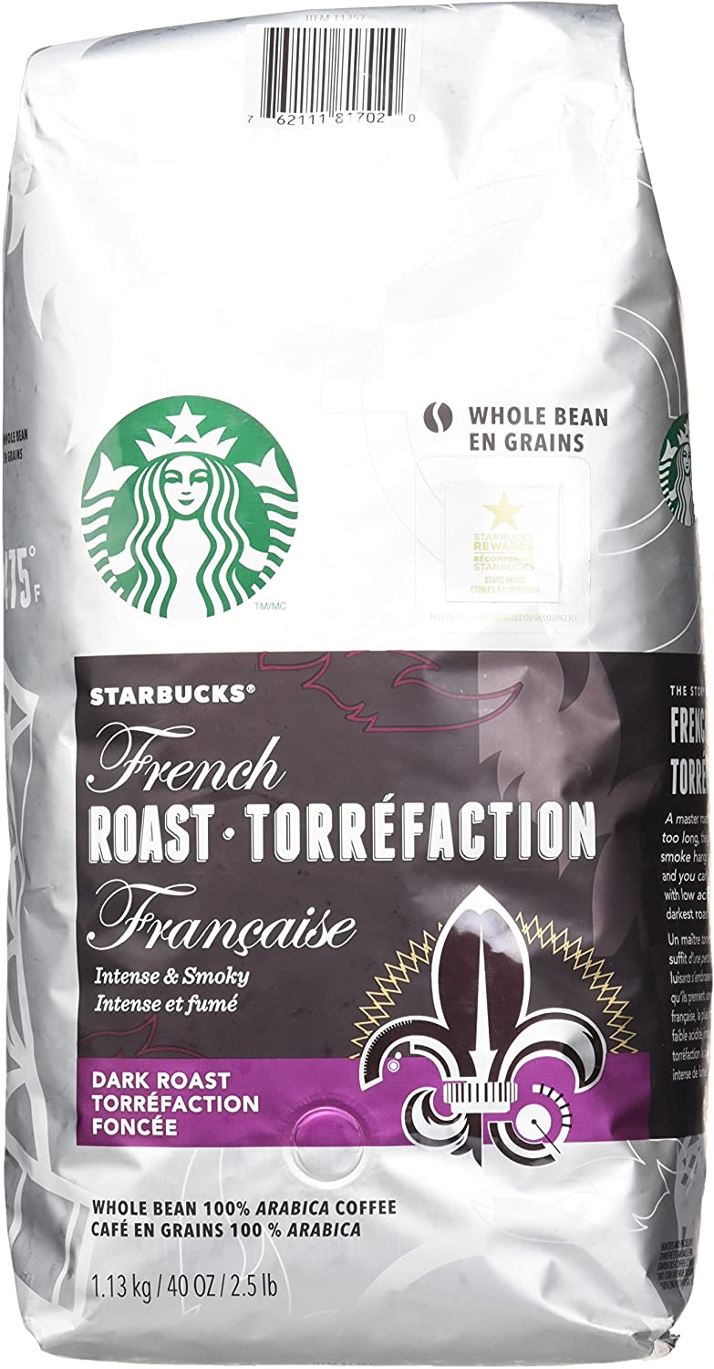 Starbucks French Roast Dark Roast Coffee Beans  1.13kg