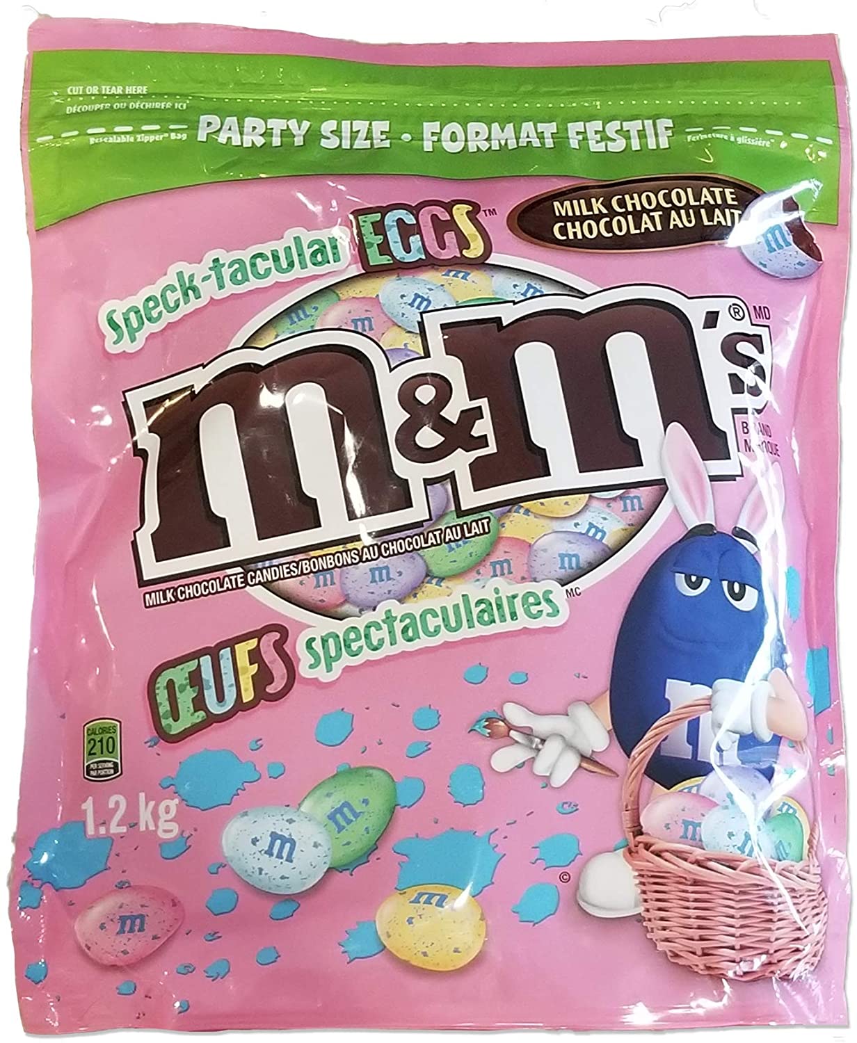 M & M's Party Size Milk Chocolate Eggs 1.2kg