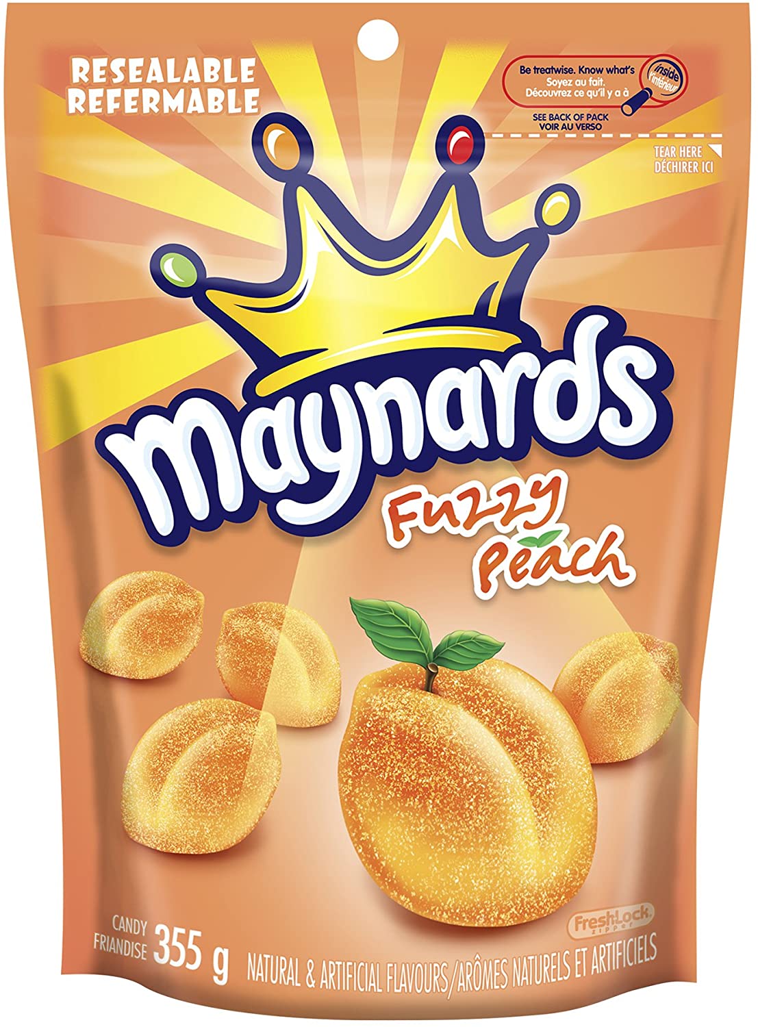 Maynards Fuzzy Peach  355g