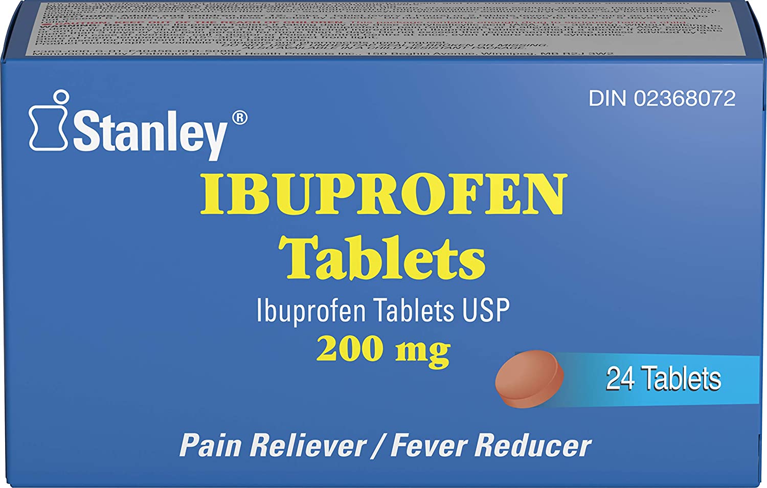 Stanley Ibuprofen 200mg Tablets 200ct